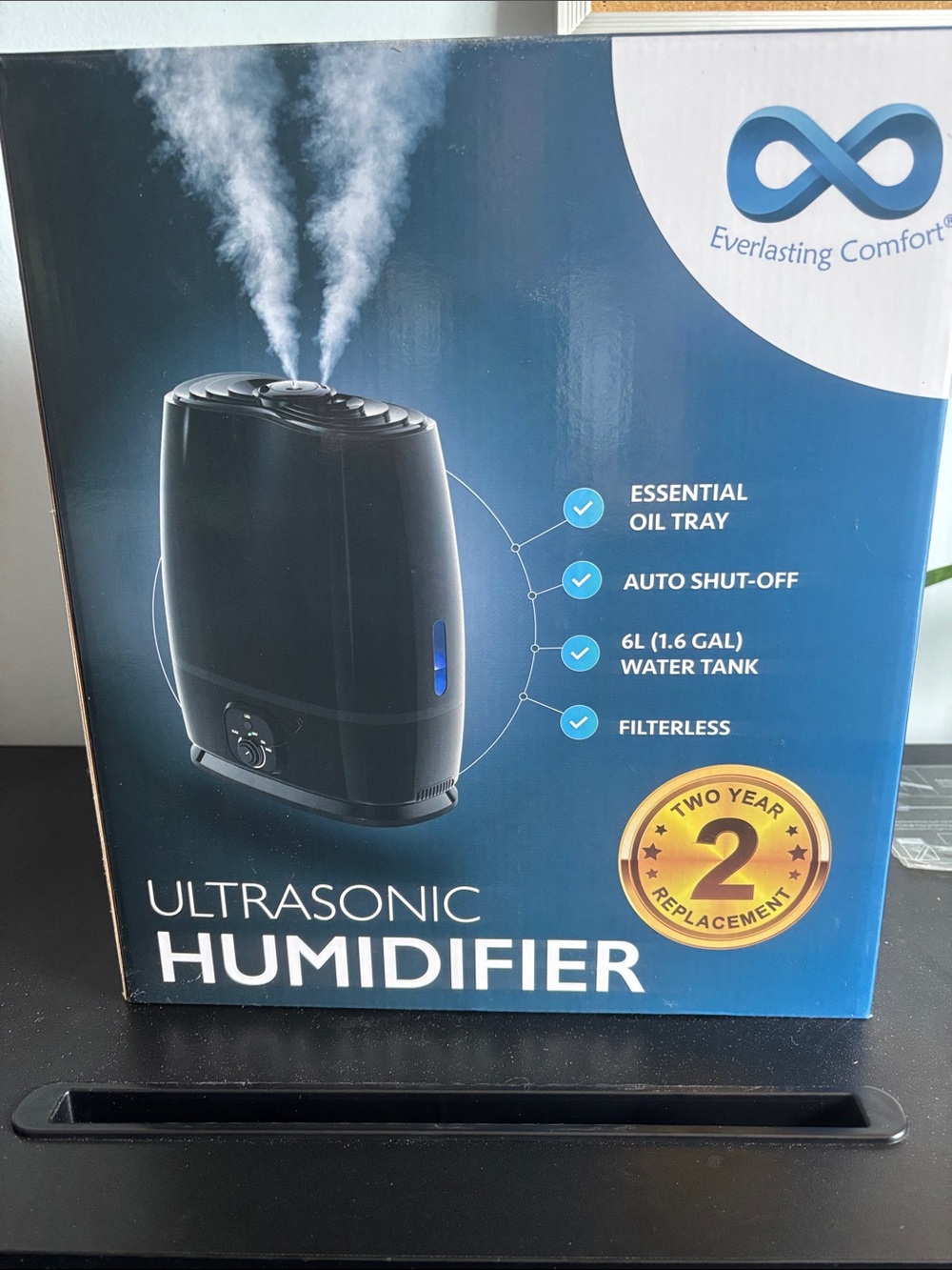 Everlasting Comfort Ultrasonic Humidifier - Only Used Once
